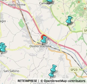 Mappa Via Aristide Merloni, 60131 Osimo AN, Italia (3.28909)