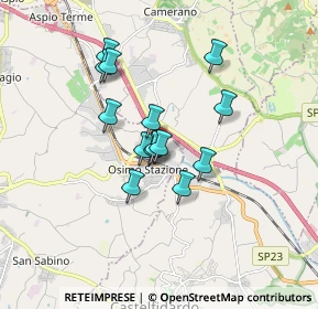Mappa Via Aristide Merloni, 60131 Osimo AN, Italia (1.345)