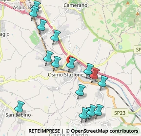 Mappa Via Aristide Merloni, 60131 Osimo AN, Italia (2.35125)