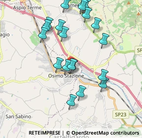 Mappa Via Aristide Merloni, 60131 Osimo AN, Italia (2.0355)