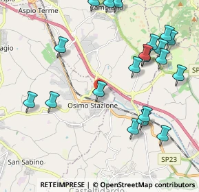 Mappa Via Aristide Merloni, 60131 Osimo AN, Italia (2.538)