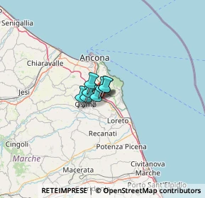 Mappa Via Aristide Merloni, 60131 Osimo AN, Italia (36.77286)