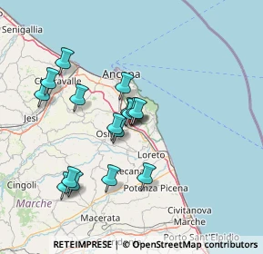 Mappa Via Aristide Merloni, 60131 Osimo AN, Italia (13.035)