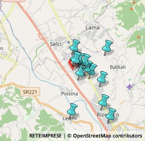 Mappa Via Vittorini, 06012 Città di Castello PG, Italia (1.31154)