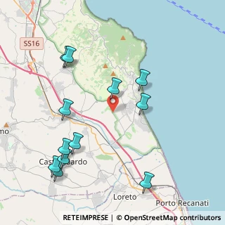 Mappa Via Piani D'Aspio, 60020 Sirolo AN, Italia (4.79083)