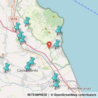 Mappa Via Piani D'Aspio, 60020 Sirolo AN, Italia (5.52636)
