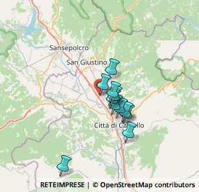 Mappa Via Gino Scaramucci, 06012 Città di Castello PG, Italia (4.88273)
