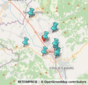 Mappa Via Gino Scaramucci, 06012 Città di Castello PG, Italia (3.04545)