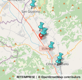 Mappa Via Gino Scaramucci, 06012 Città di Castello PG, Italia (5.5625)