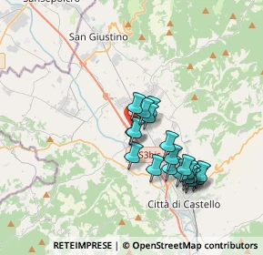 Mappa Via Gino Scaramucci, 06012 Città di Castello PG, Italia (3.24526)