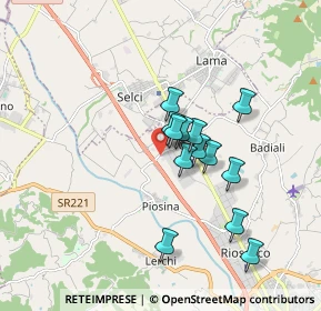 Mappa Via Gino Scaramucci, 06012 Città di Castello PG, Italia (1.41462)