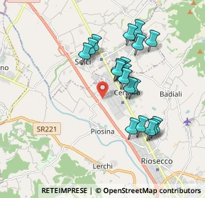 Mappa Via Gino Scaramucci, 06012 Città di Castello PG, Italia (1.645)