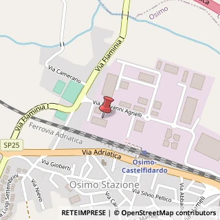 Mappa Via Giovanni Agnelli, 6, 60027 Osimo, Ancona (Marche)