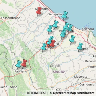 Mappa Contrada Molino, 60030 Castelbellino AN, Italia (14.60813)