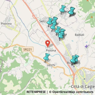 Mappa Via Eugenio Barsanti, 06012 Città di Castello PG, Italia (2.31125)