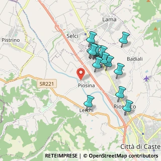 Mappa Via Eugenio Barsanti, 06012 Città di Castello PG, Italia (1.77462)