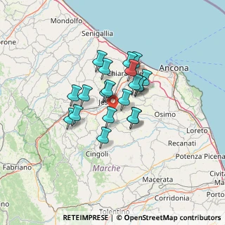 Mappa SP 362, 60035 Jesi AN, Italia (9.715)