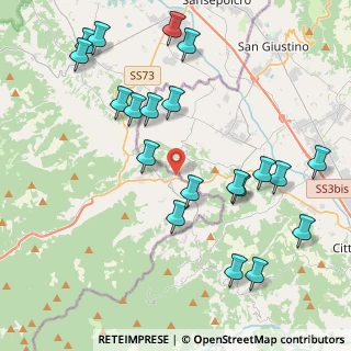 Mappa Strada Comunale del Cimitero, 52035 Monterchi AR, Italia (4.865)