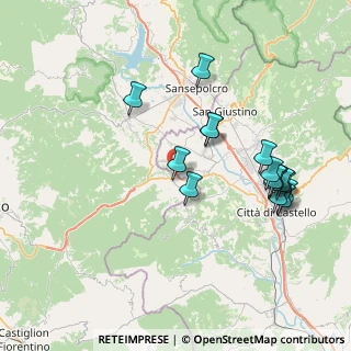 Mappa Strada Comunale del Cimitero, 52035 Monterchi AR, Italia (8.15)