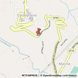 Mappa Via Monticelli, 18, 60031 Castelplanio, Ancona (Marche)