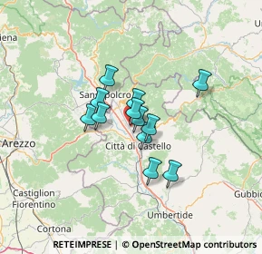 Mappa Vocabolo san Magno 29 Regnano, 06012 Città di Castello PG, Italia (8.85833)