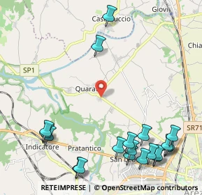 Mappa SP 1 Setteponti Provinc.le L.Quarata, 52100 Quarata AR, Italia (3.0235)