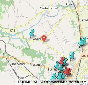 Mappa SP 1 Setteponti Provinc.le L.Quarata, 52100 Quarata AR, Italia (3.2995)