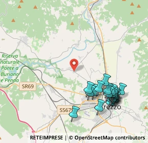 Mappa SP 1 Setteponti Provinc.le L.Quarata, 52100 Quarata AR, Italia (4.866)