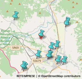 Mappa SP 1 Setteponti Provinc.le L.Quarata, 52100 Quarata AR, Italia (4.82846)