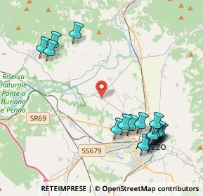 Mappa SP 1 Setteponti Provinc.le L.Quarata, 52100 Arezzo AR, Italia (5.0745)