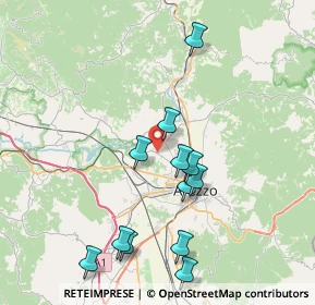 Mappa SP 1 Setteponti Provinc.le L.Quarata, 52100 Arezzo AR, Italia (8.17)