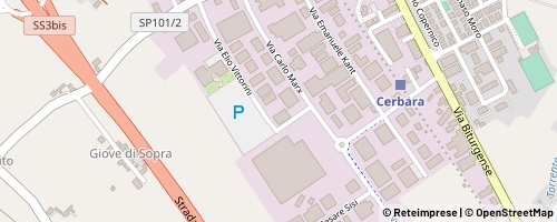 Mappa Città di Castello