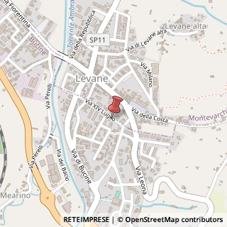 Mappa Via XIV Luglio, 52021 Bucine AR, Italia, 52021 Bucine, Arezzo (Toscana)
