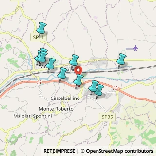 Mappa Via Eugenio Curiel, 60030 Castelbellino AN, Italia (1.76818)