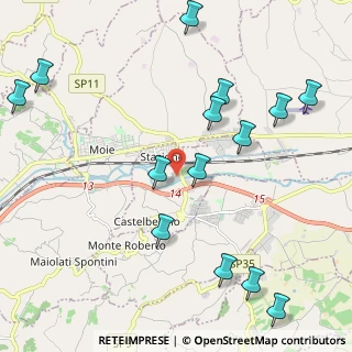 Mappa Via Eugenio Curiel, 60030 Castelbellino AN, Italia (2.68643)