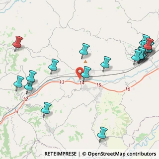 Mappa Via Eugenio Curiel, 60030 Castelbellino AN, Italia (6.058)