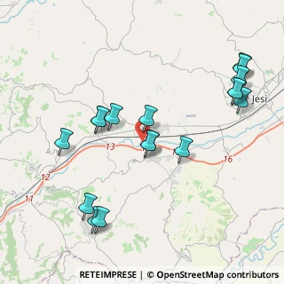 Mappa Via Eugenio Curiel, 60030 Castelbellino AN, Italia (4.51176)