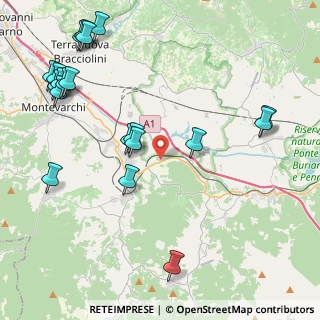 Mappa Via Nazionale 62 -, 52020 Pergine Valdarno AR, Italia (5.577)