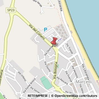 Mappa Via del Conero, 27a, 60026 Numana, Ancona (Marche)