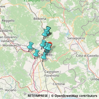 Mappa Località Antria, 52100 Arezzo AR, Italia (8.13917)
