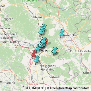 Mappa Località Antria, 52100 Arezzo AR, Italia (8.79429)