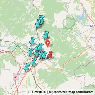 Mappa Località Antria, 52100 Arezzo AR, Italia (6.68722)