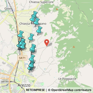 Mappa Località Antria, 52100 Arezzo AR, Italia (2.3825)