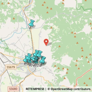 Mappa Località Antria, 52100 Arezzo AR, Italia (4.24167)