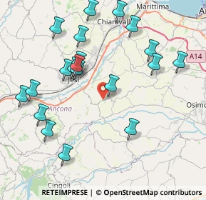 Mappa Via di Jesi, 60030 Santa Maria Nuova AN, Italia (9.13)