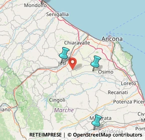 Mappa Via di Jesi, 60030 Santa Maria Nuova AN, Italia (46.035)