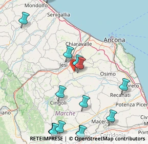 Mappa Via di Jesi, 60030 Santa Maria Nuova AN, Italia (22.22)