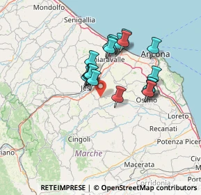 Mappa Via di Jesi, 60030 Santa Maria Nuova AN, Italia (11.302)