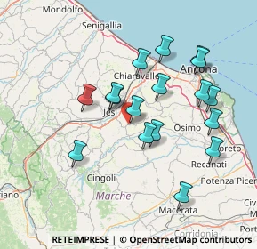 Mappa Via di Jesi, 60030 Santa Maria Nuova AN, Italia (14.22235)