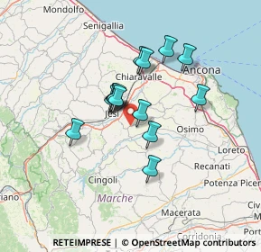 Mappa Via di Jesi, 60030 Santa Maria Nuova AN, Italia (10.36)